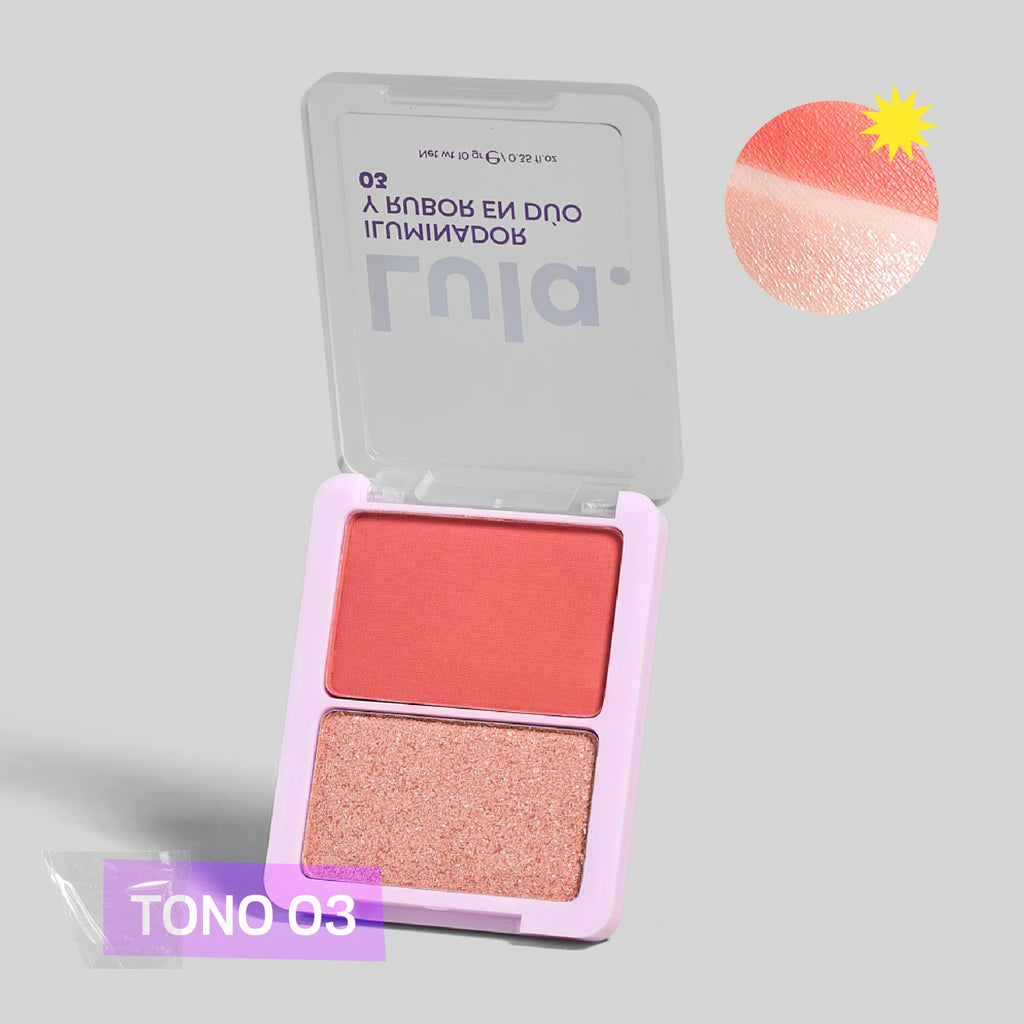 ILUMINADOR Y RUBOR DUO LULA TONO 03