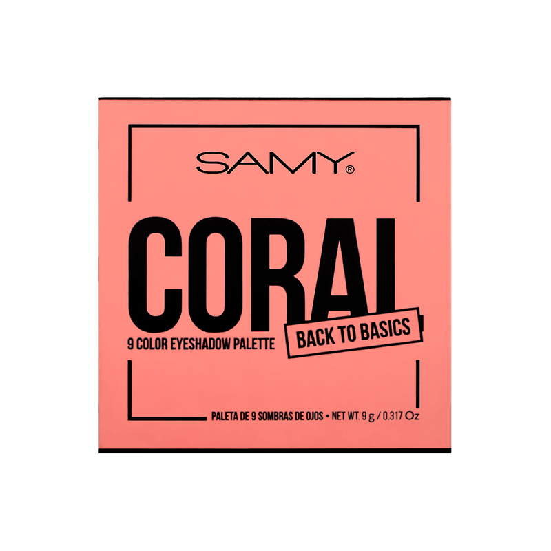 PALETA SOMBRA X9 SAMY CORAL