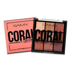 PALETA SOMBRA X9 SAMY CORAL