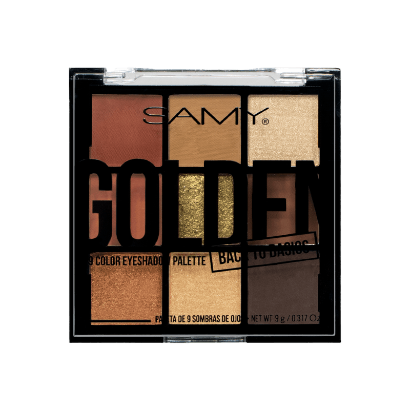 PALETA SOMBRA X9 SAMY  GOLDEN