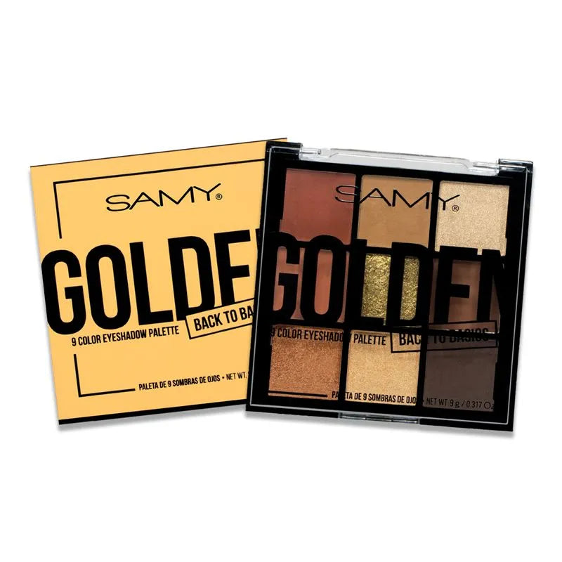PALETA SOMBRA X9 SAMY  GOLDEN