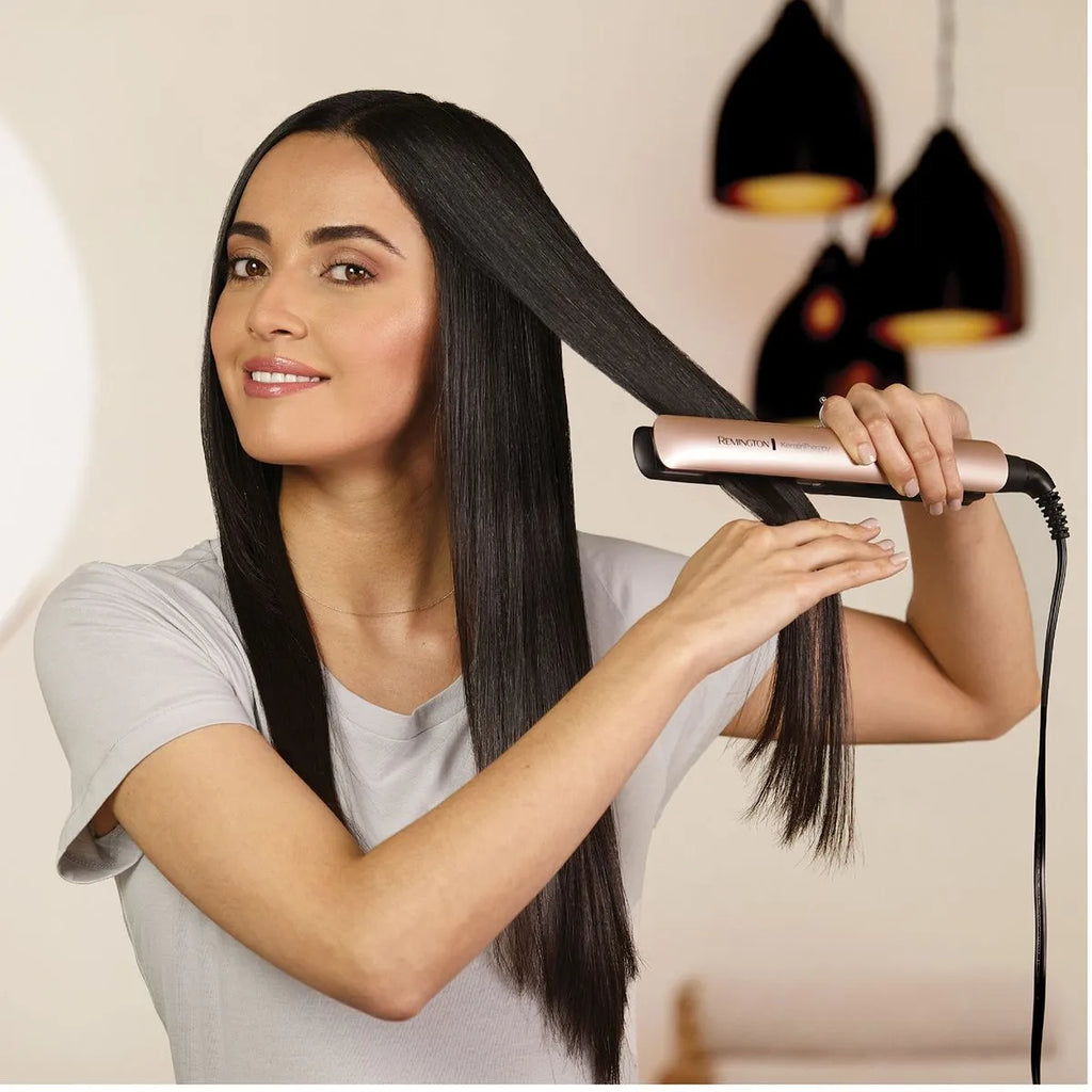 PLACHA KERATINA Y ACEITE DE ARGAN REMINGTON