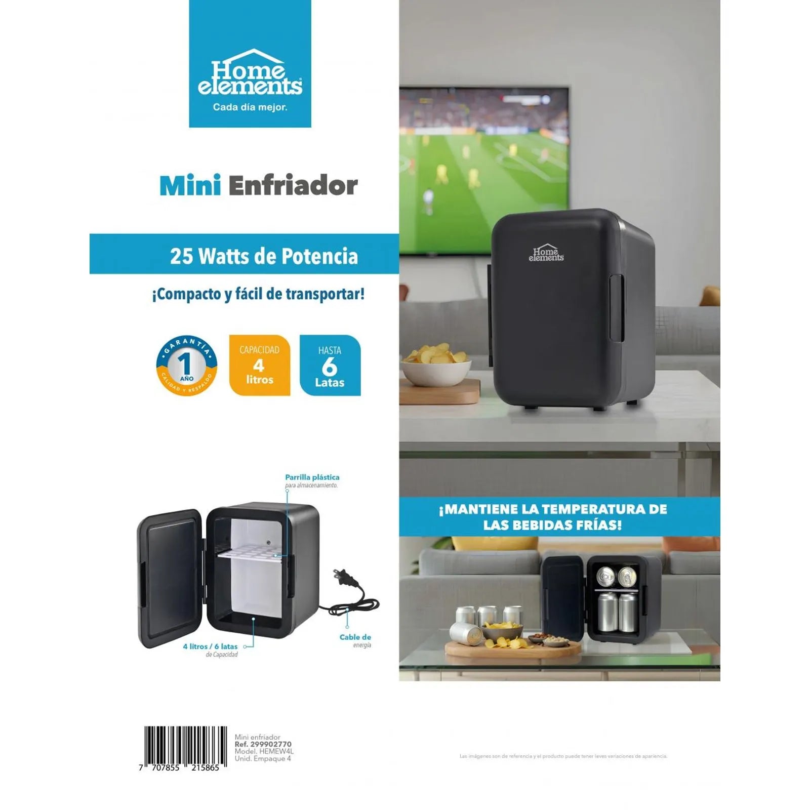 MINI ENFIADOR 4 LITROS HOME ELEMENTS