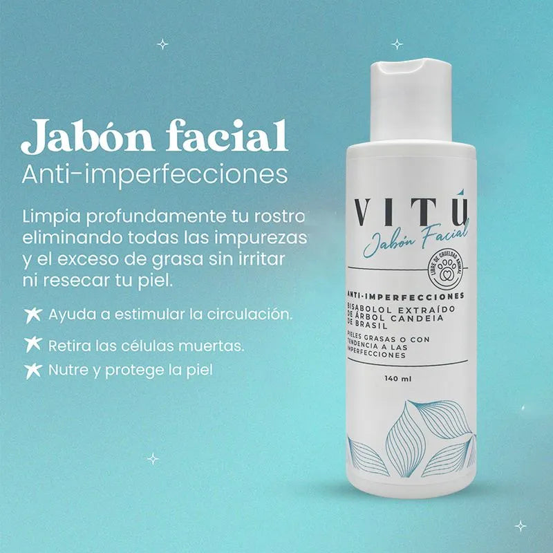 JABON ANTIIMPERFECCIONES VITU 140ML
