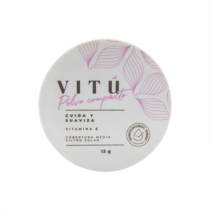 POLVO COMPACTO VITAMINA E VITU  03 NUEZ