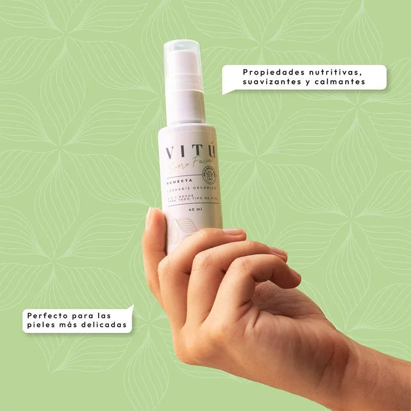 SUERO FACIAL VITU CANNABIS ORGANICO