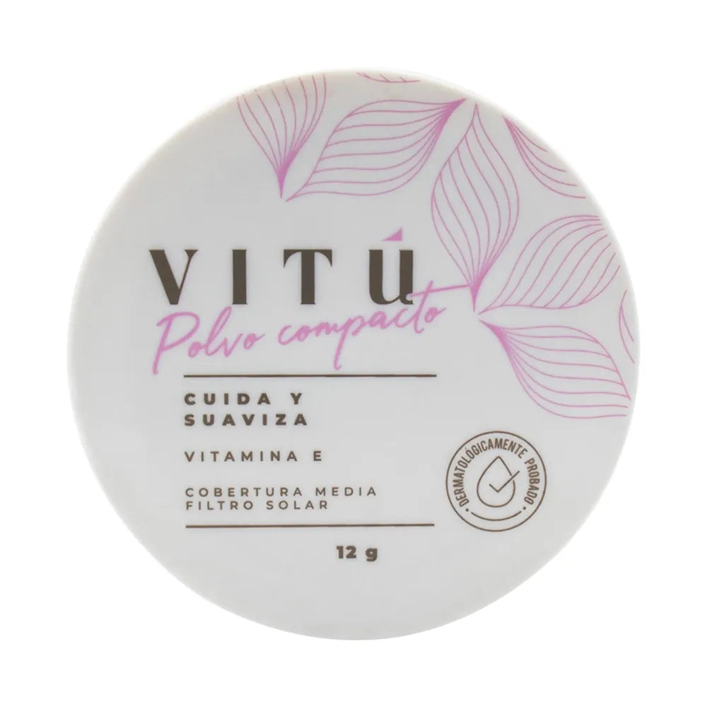 POLVO COMPACTO VITAMINA E VITU 01 MACADAMIA