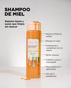 SHAMPO MIEL BRILLO INTENSO  CLICK HAIR 300ML