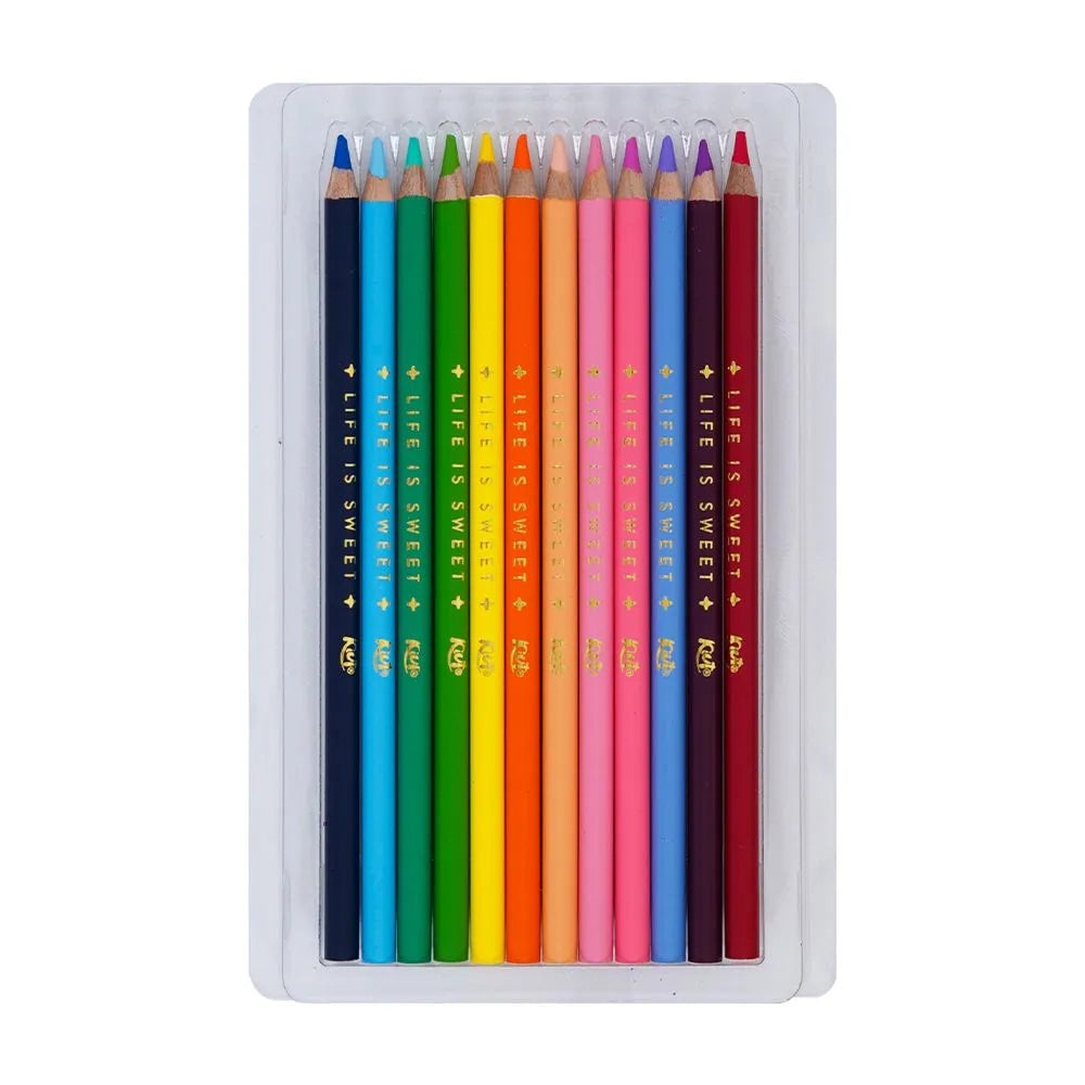 COLORES KIUT CON  AROMA LIMONADA DE COCO X12 COLORES