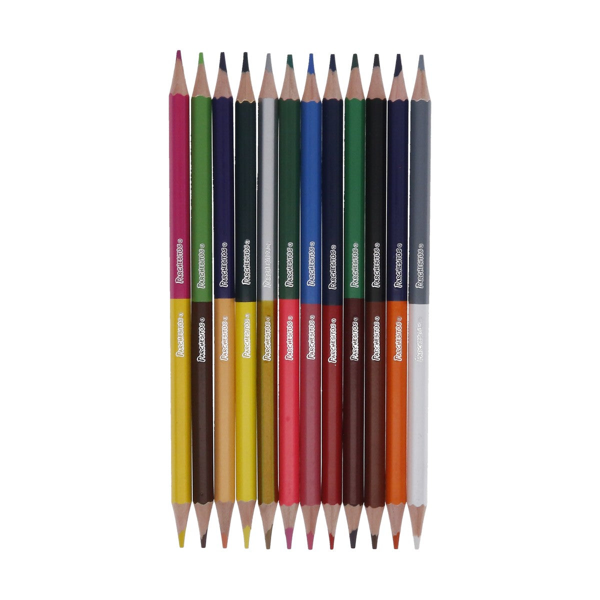 COLORES PARCHESITOS DOBLE PUNTA 3MM X 12 LARGOS