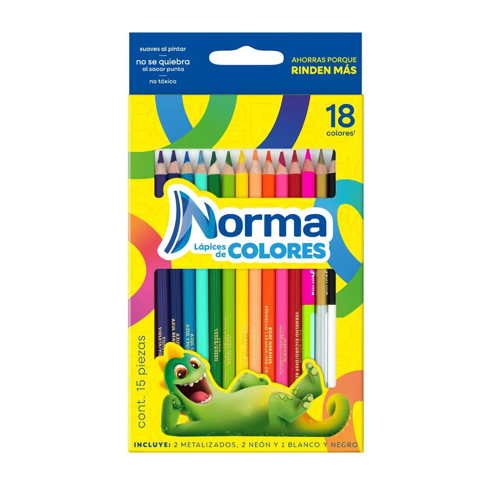 COLORES LARGOS NORMA TRADICIONALES X18