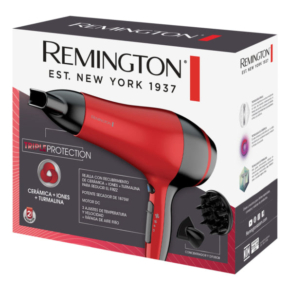 SECADOR REMINGTON D3080 TRIPLE PROTECCION