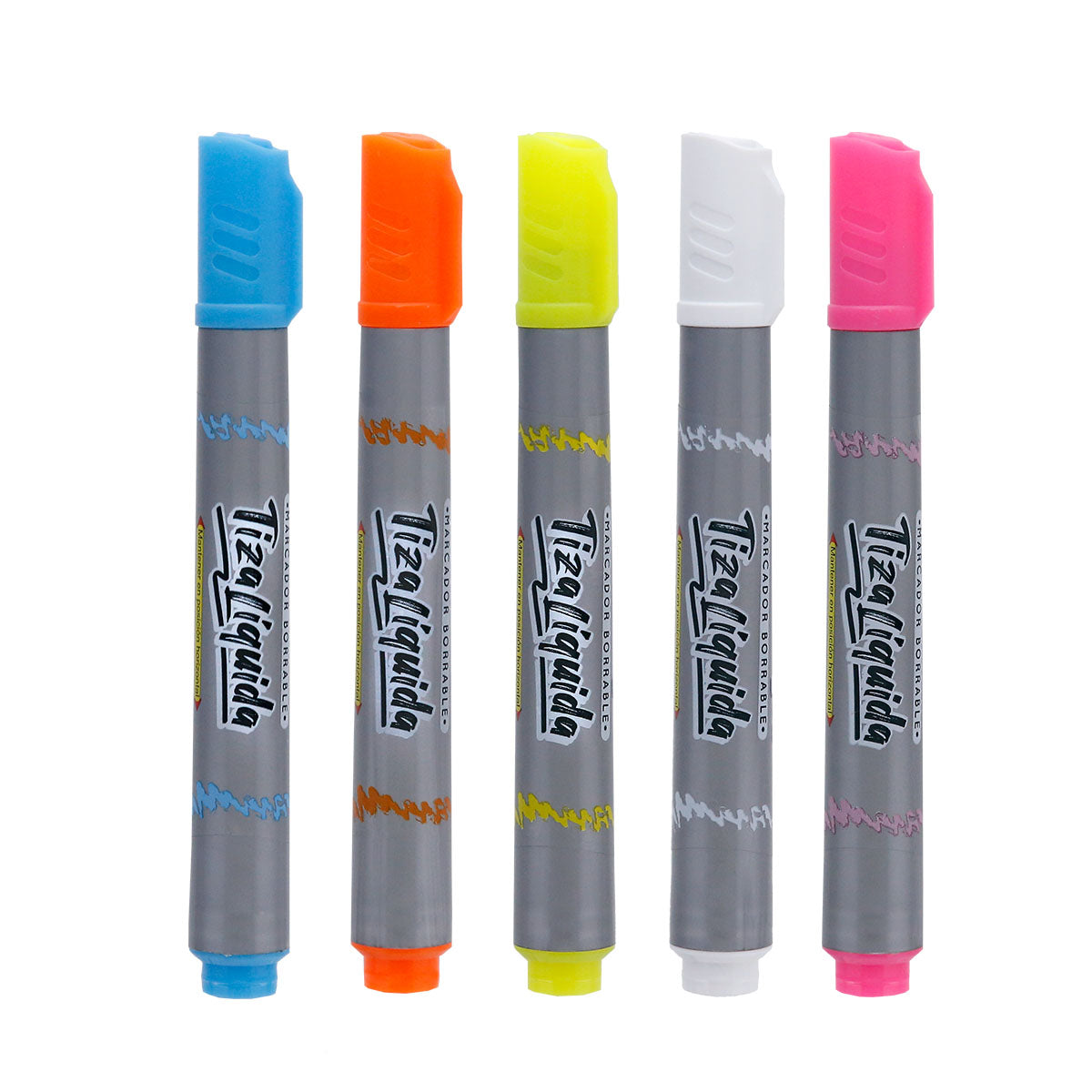MARCADOR TIZA LIQUIDA SURTIDO X5 DORICOLOR