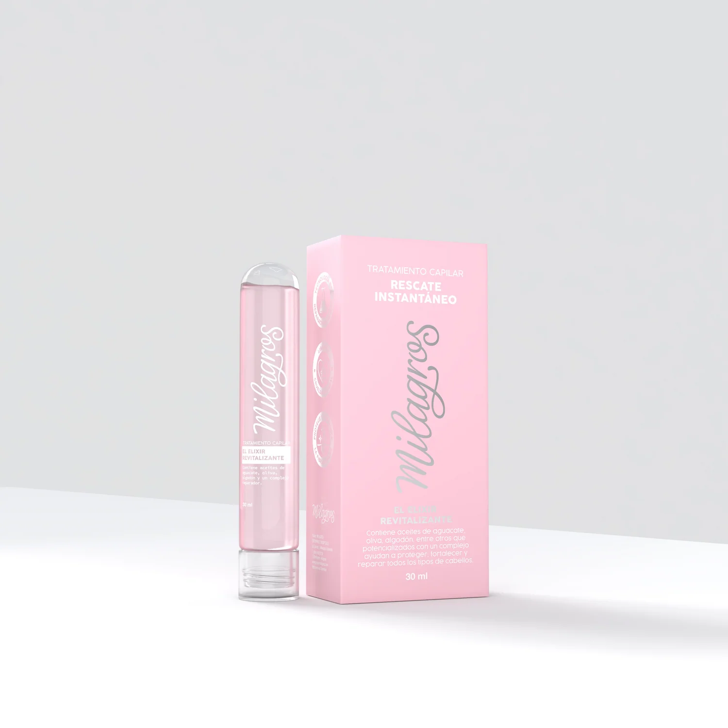 TRATAMIENTO CAPILAR RESCATE INSTANTANEO MILAGROS 30ML EL ELIXIR REVITALIZANTE