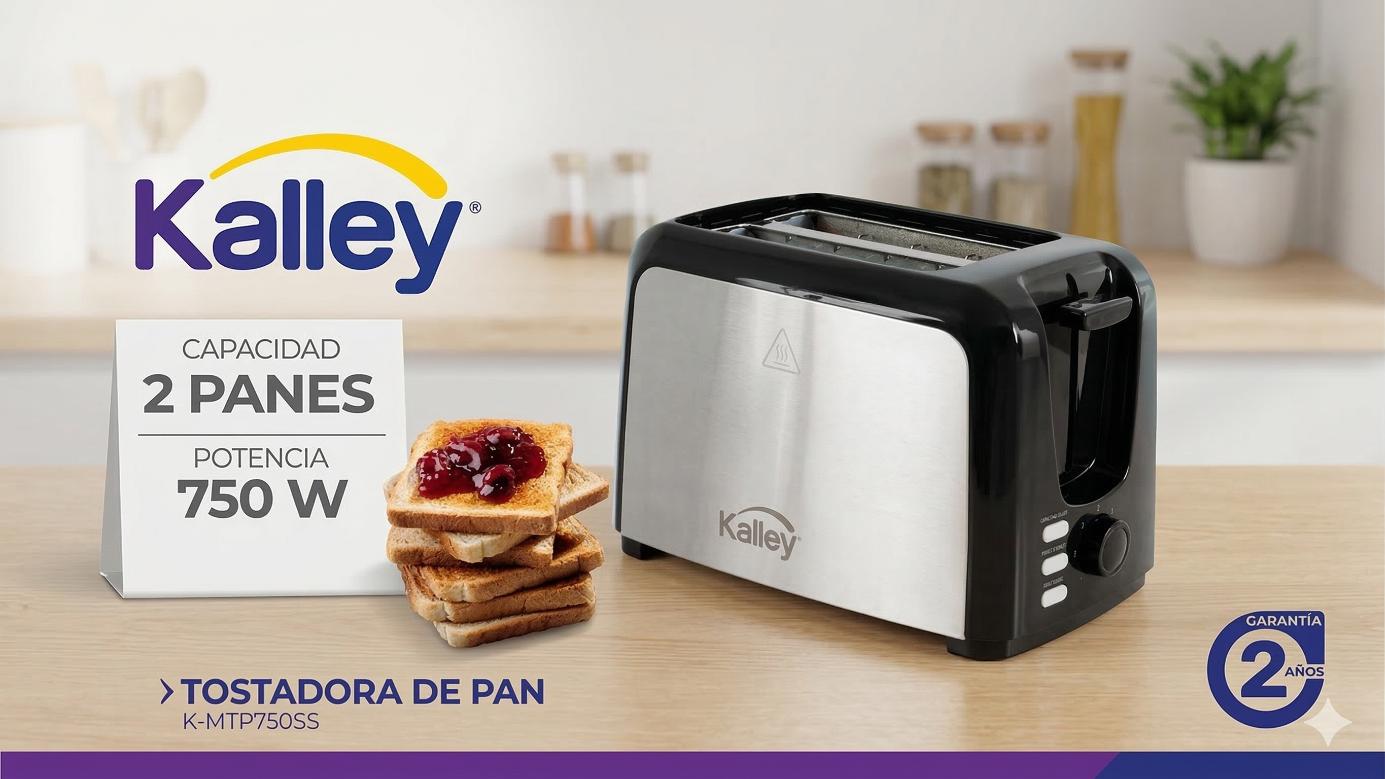 TOSTADOR DE PANES KALLEY