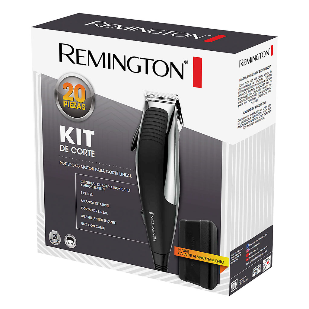 MAQUINA DE AFEITAR REMINGTON CUCHILLAS EN ACERO INOXIDABLE