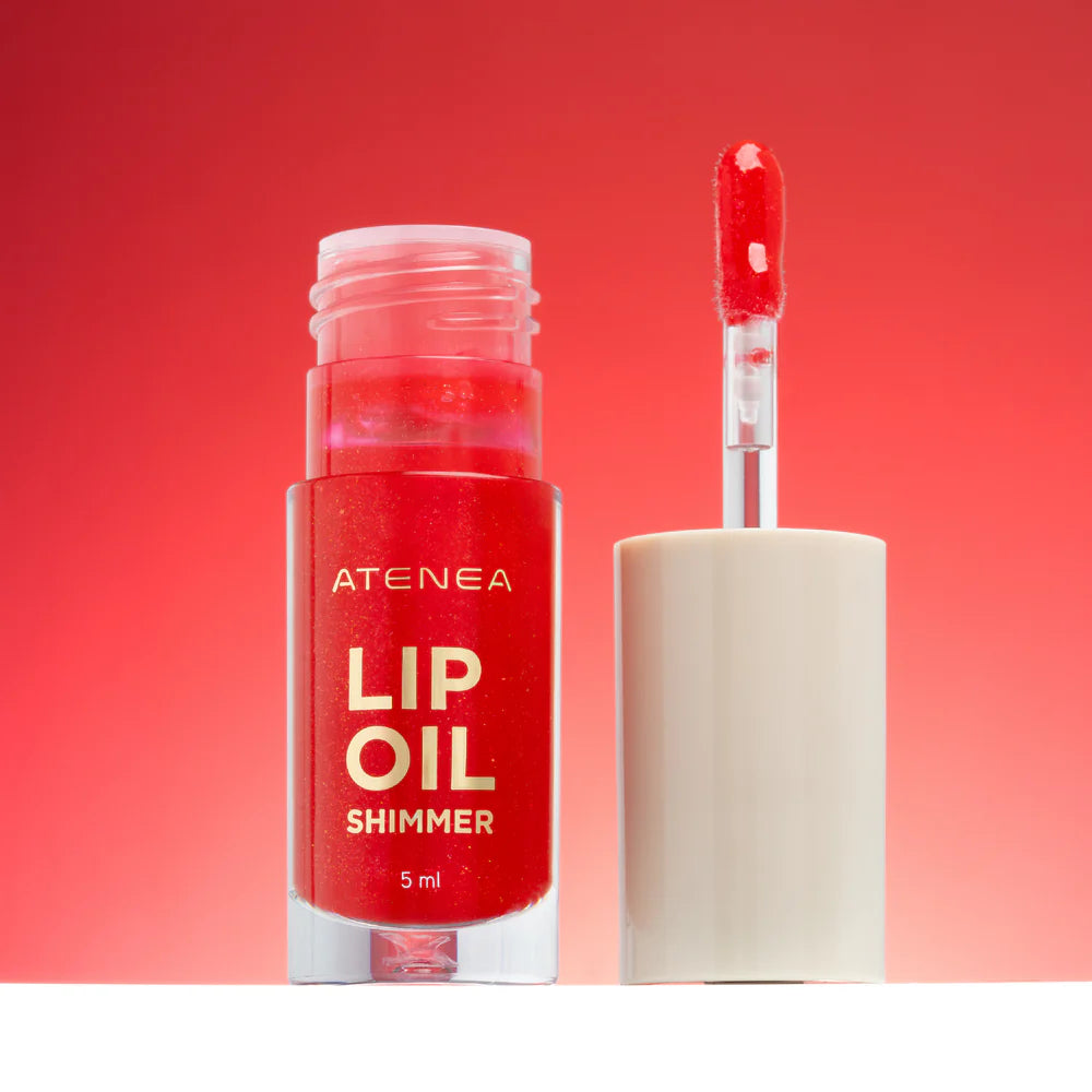 LIP OIL + SHIMMER COLLECTION CHERRY  GLAZE ATENEA