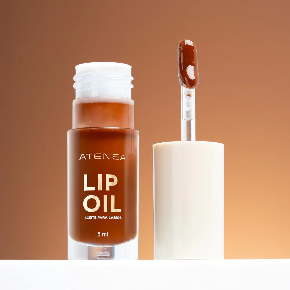 LIP OIL + SHIMMER COLLECTION  DEEP PLUM ATENEA