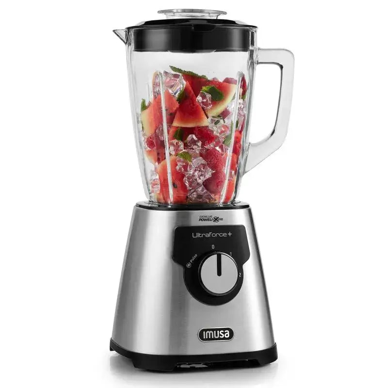 LICUADORA IMUSA ULTRAFORCE +  2 VELOCIDADES  1000W  VASO DE