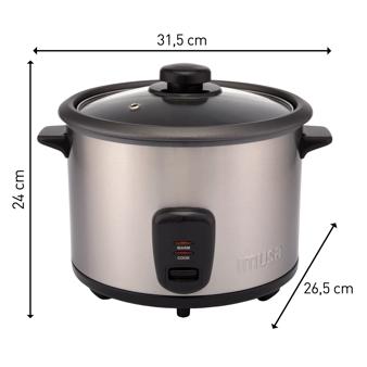 OLLA ARROCERA ACERO 10TAZAS IMUSA 4LIBRAS IMUSA