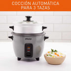 OLLA ARROCERA IMUSA  3TAZAS ANTIADHERENTE
