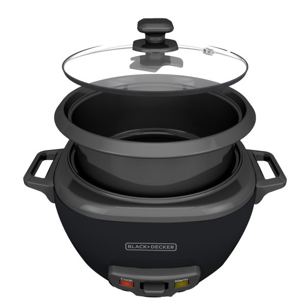 OLLA ARROCERA B+D NEGRA 1.2L