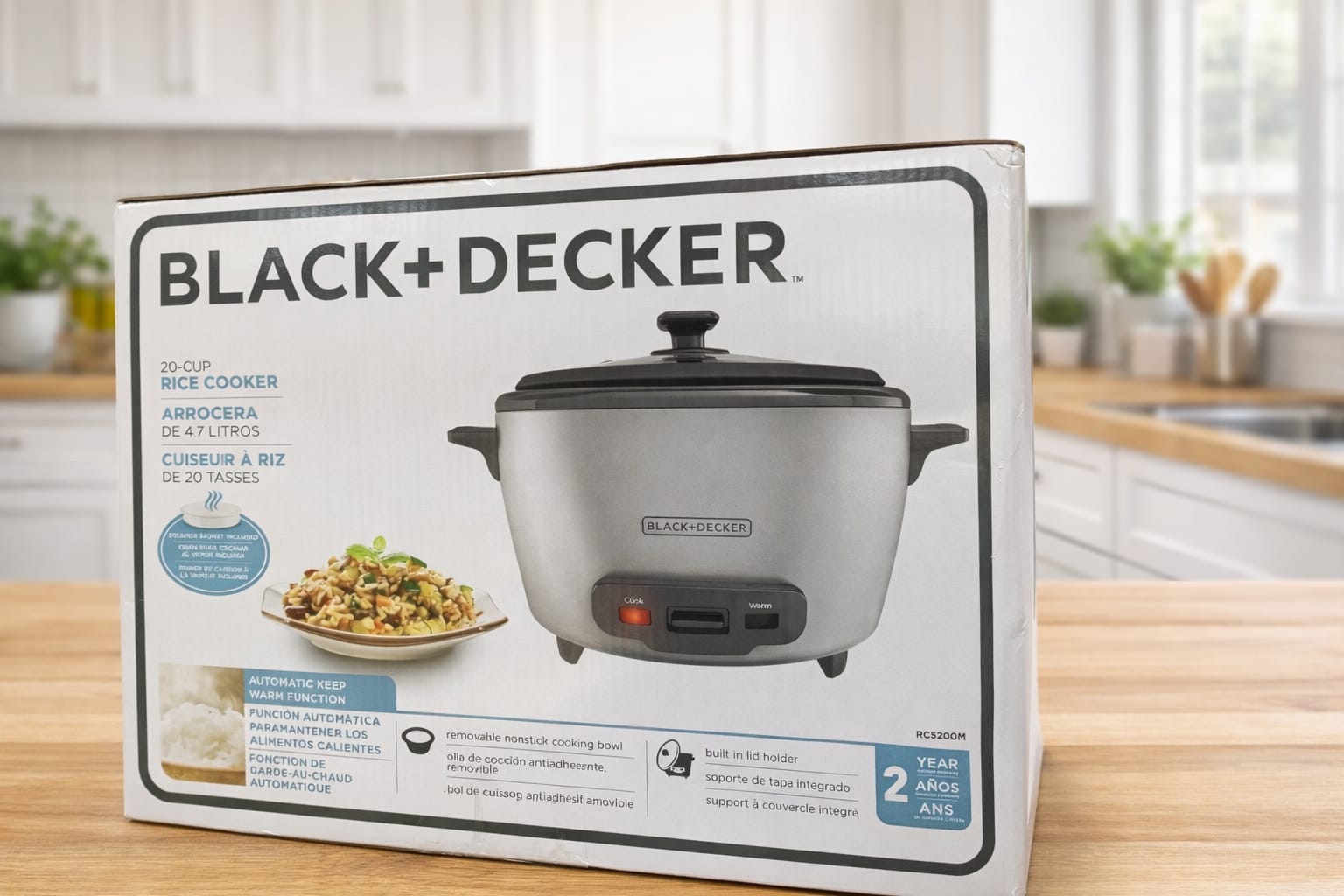 OLLA ARROCERA B+D NEGRA 4.7L