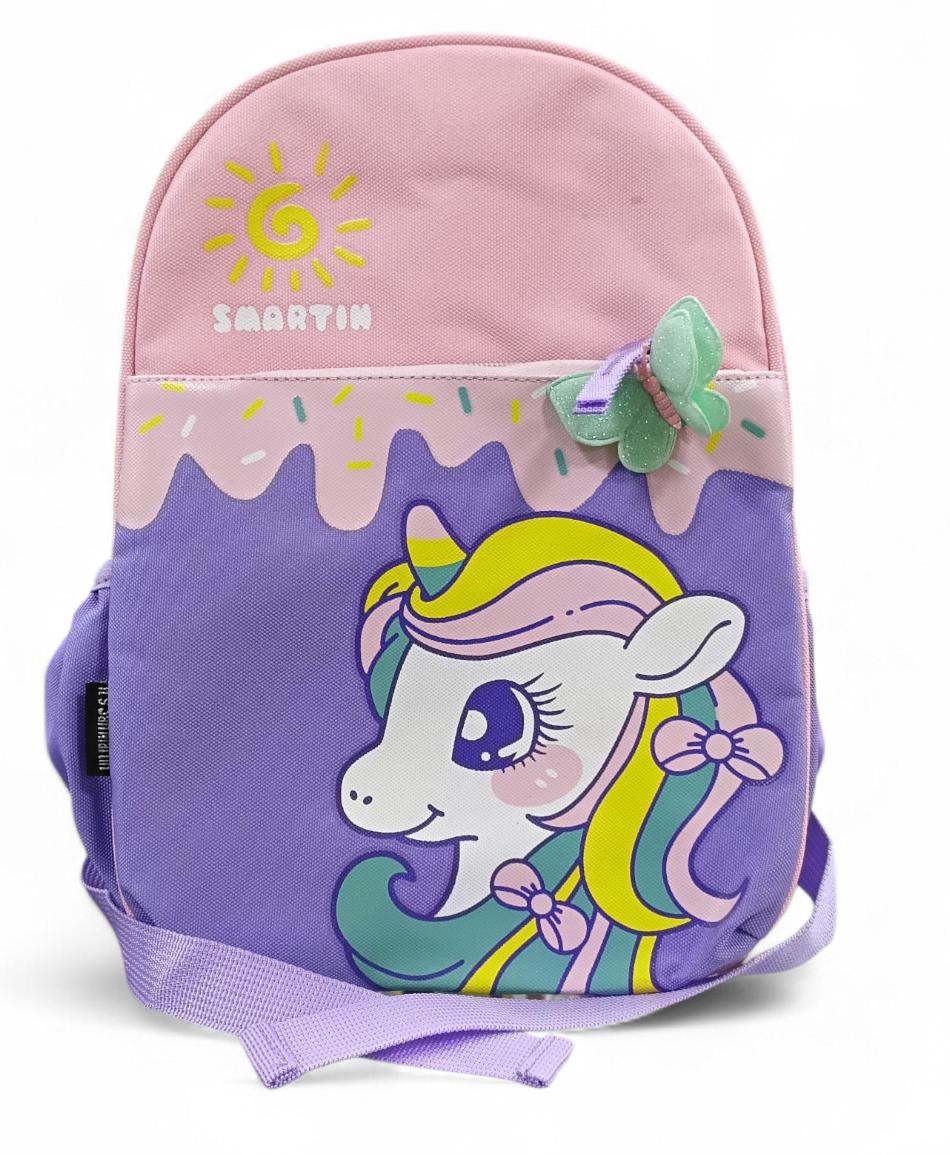 MORRAL INFANTIL UNICORNIO MORADO Y ROSA
