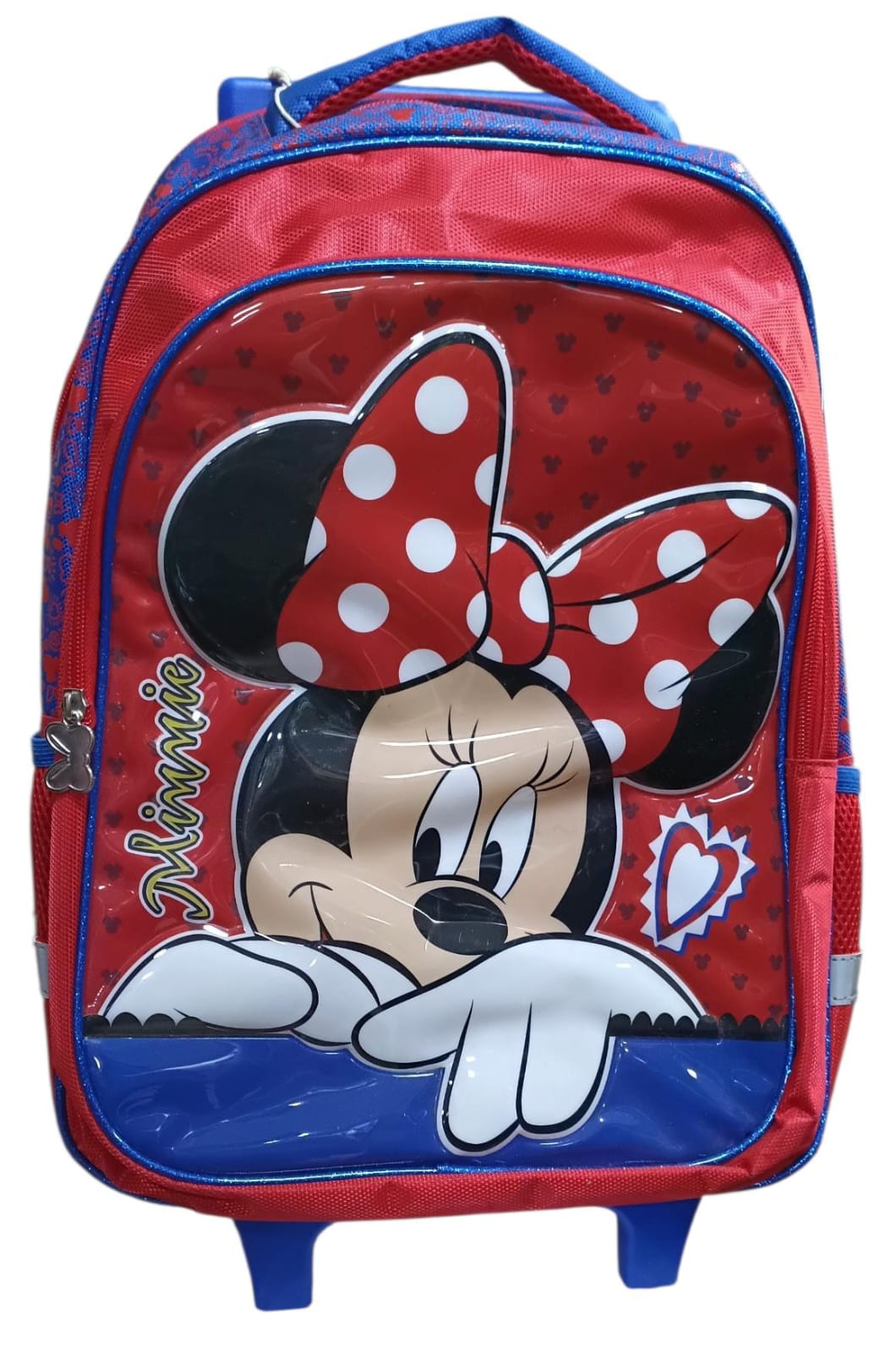 MORRAL TROLLEY MINNIE MOUSE ROJO