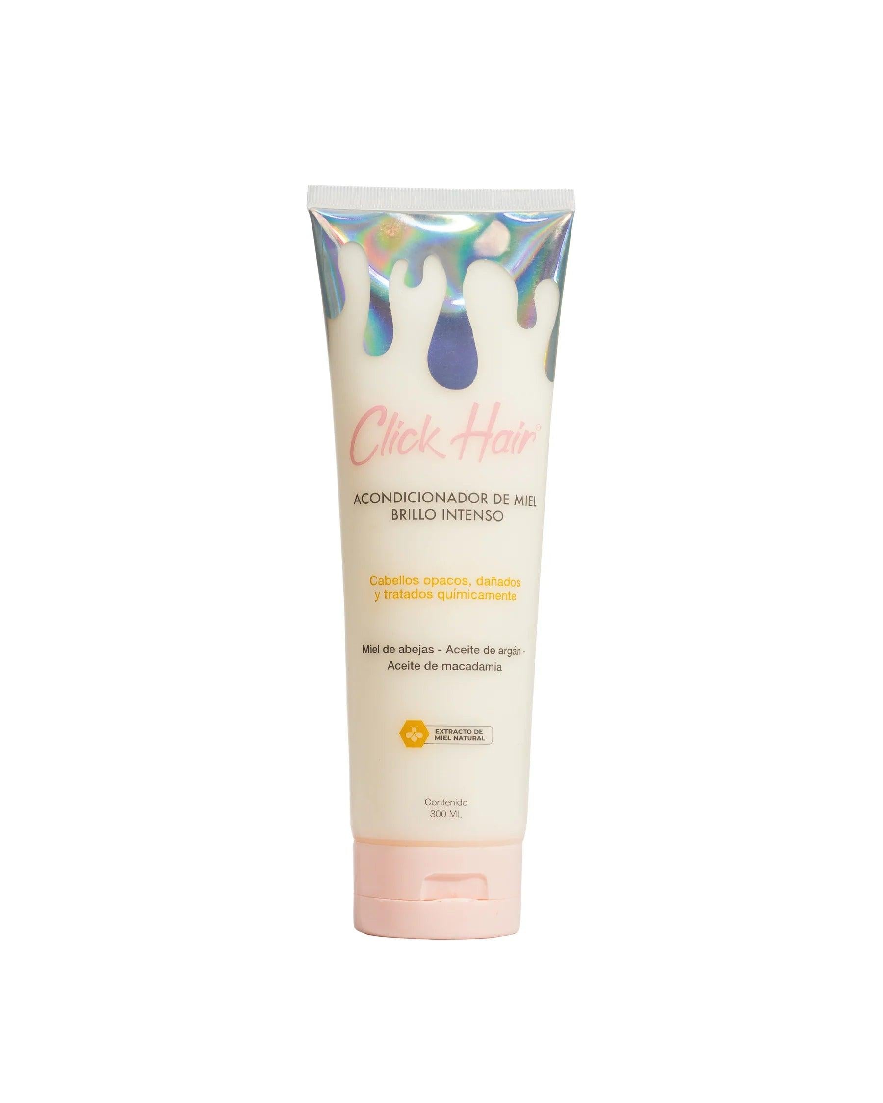 ACONDICIONADOR DE MIEL BRILLO INTENSO CLICK HAIR 300ML