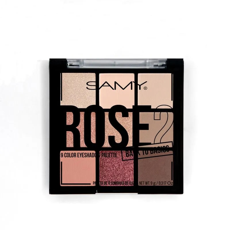 PALETA SOMBRA X9 SAMY  ROSE