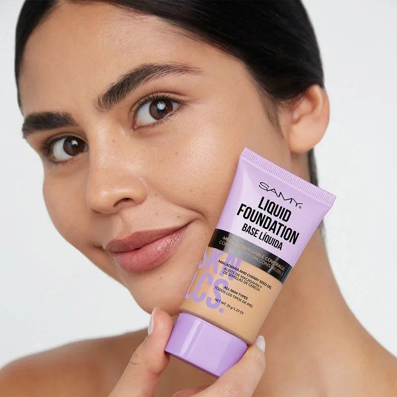 BASE LIQUIDA SKINLICIUS SAMY TONO 04 MEDIUM TAN 35G