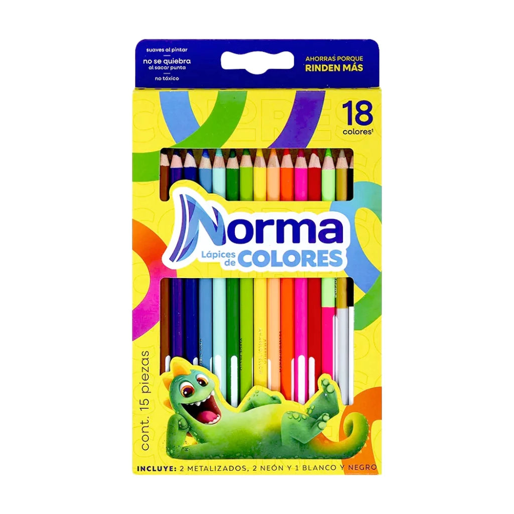 COLORES LARGOS NORMA TRADICIONALES X18