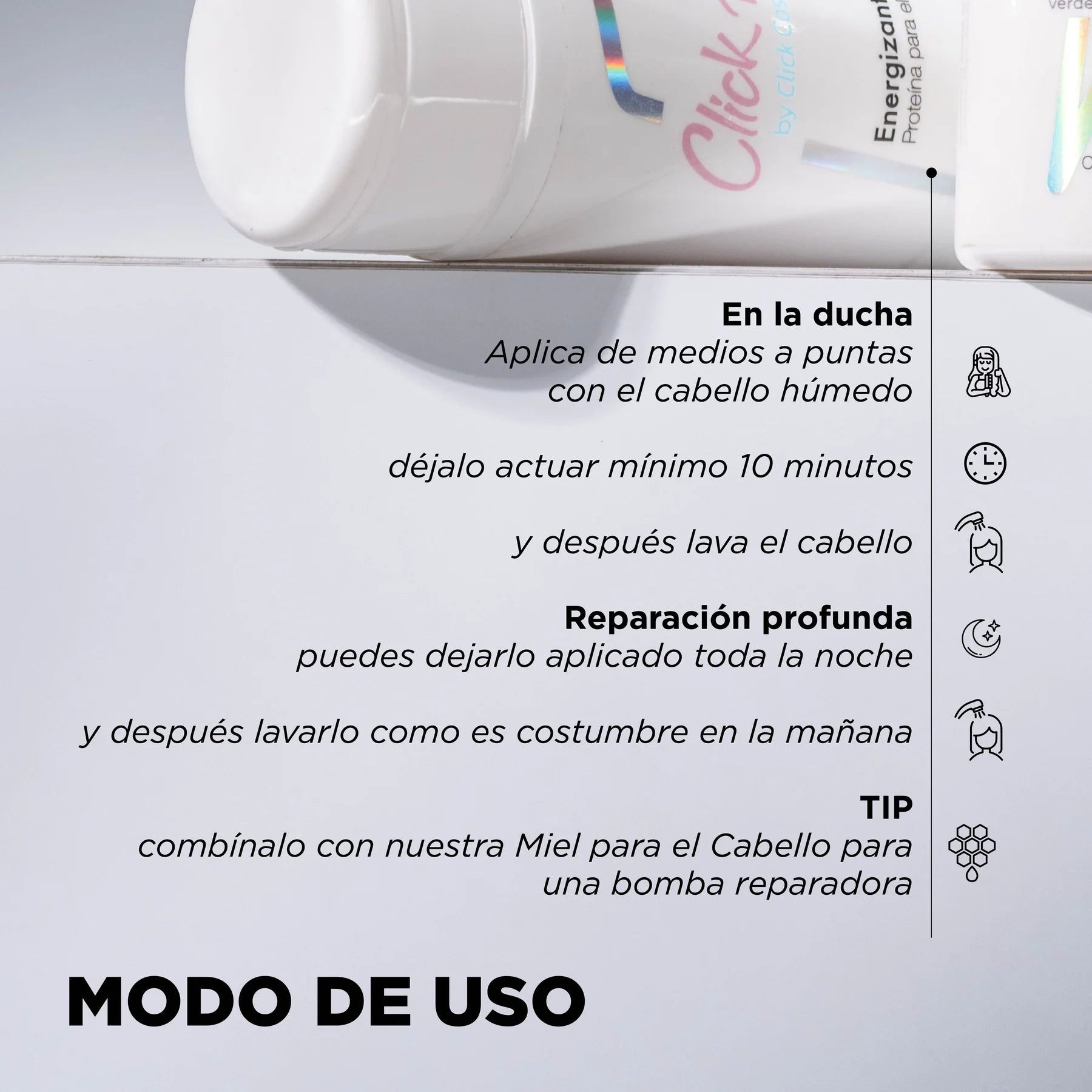 ENERGIZANTE CAPILAR CLICK HAIR 300ML