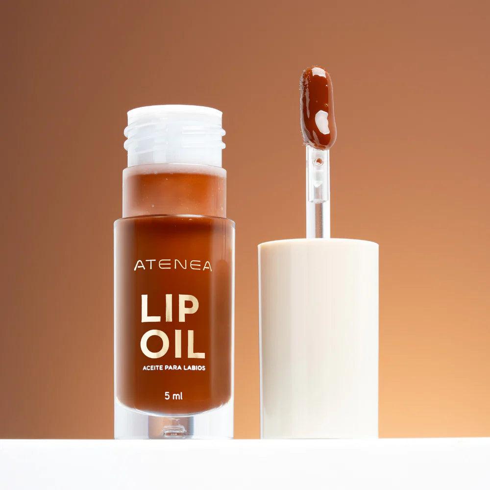 LIP OIL + SHIMMER COLLECTION  DEEP PLUM ATENEA