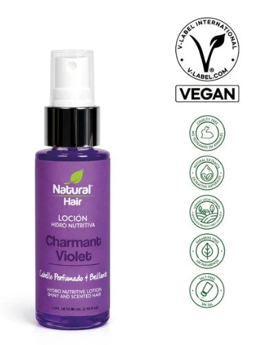 PERFUME PARA EL CABELLO CHARMANT VIOLET NATURAL HAIR 80ML