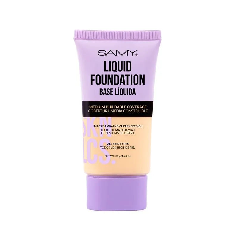 BASE LIQUIDA SKINLICIUS SAMY TONO 01 LIGHT 35G