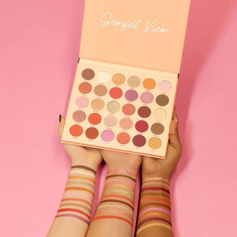 PALETA DE SOMBRAS X30 SUNSET GLAM SAMY