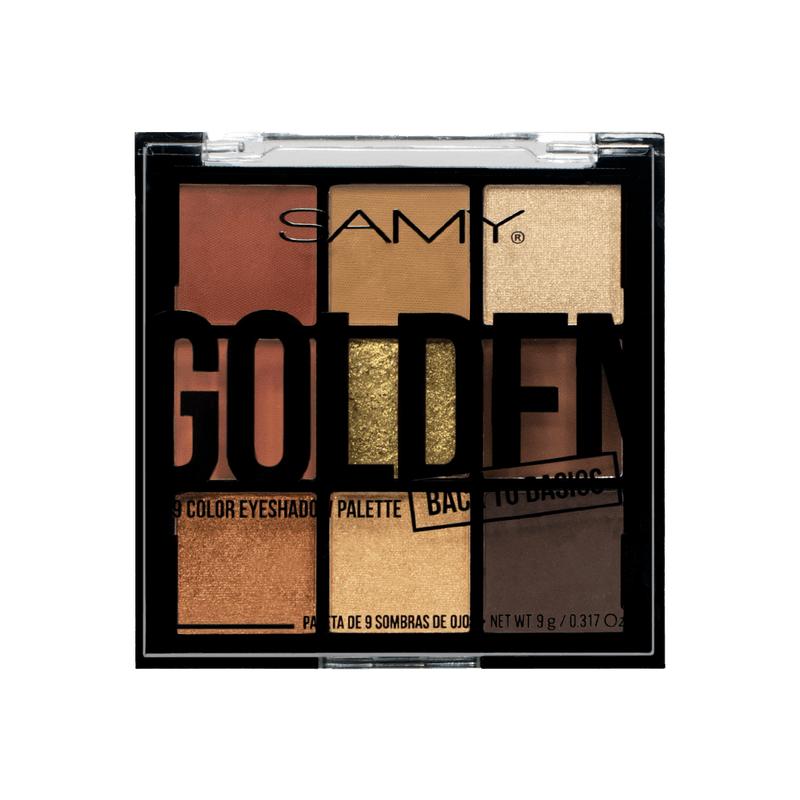 PALETA SOMBRA X9 SAMY  GOLDEN