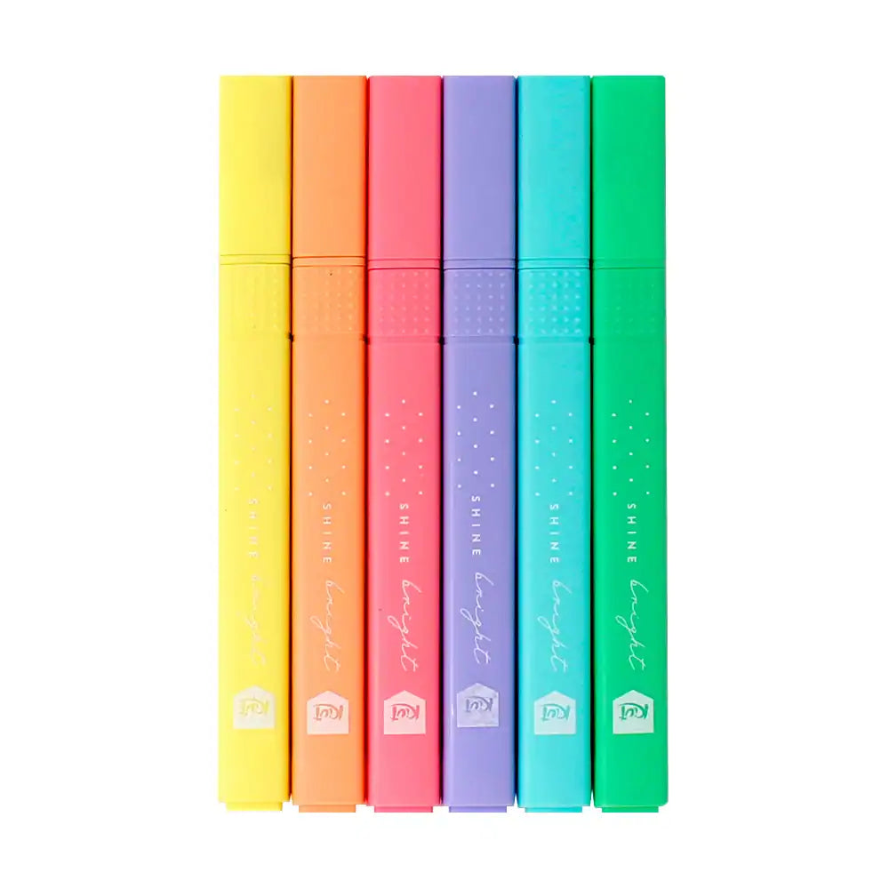 RESALTADOR KIUT X 6 COLORES PASTEL