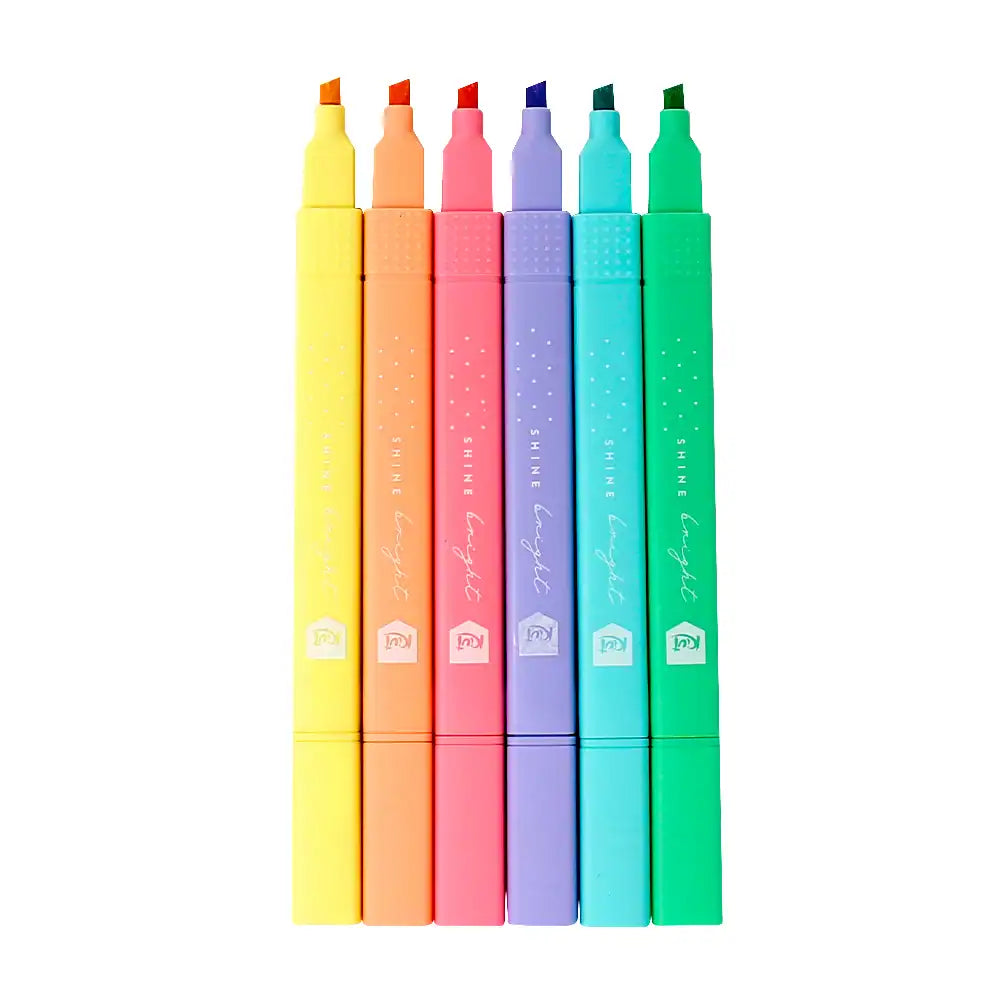 RESALTADOR KIUT X 6 COLORES PASTEL