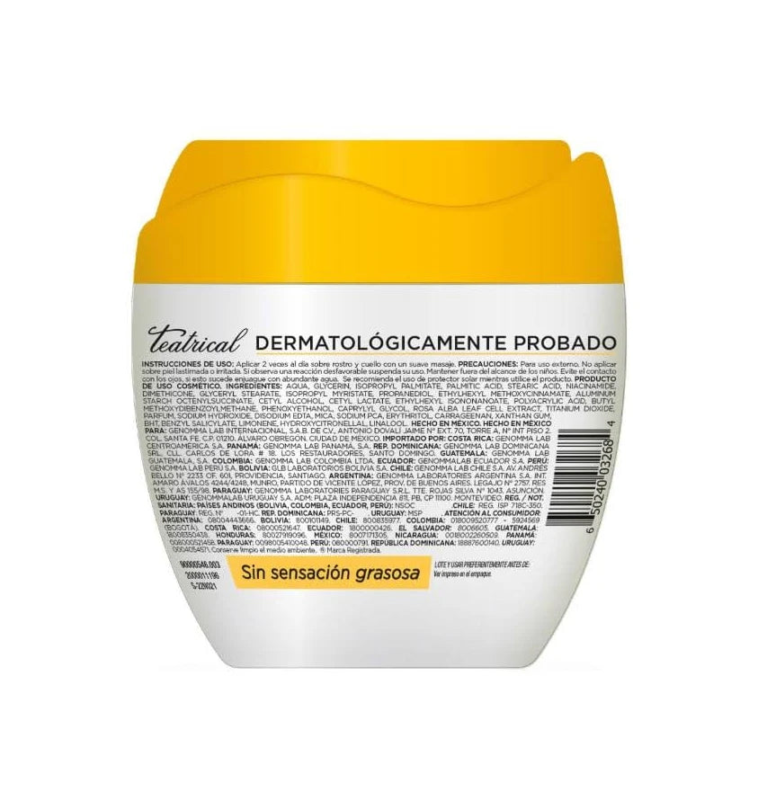 CREMA  FACIAL TEATRICAL ACLARADORA 100G