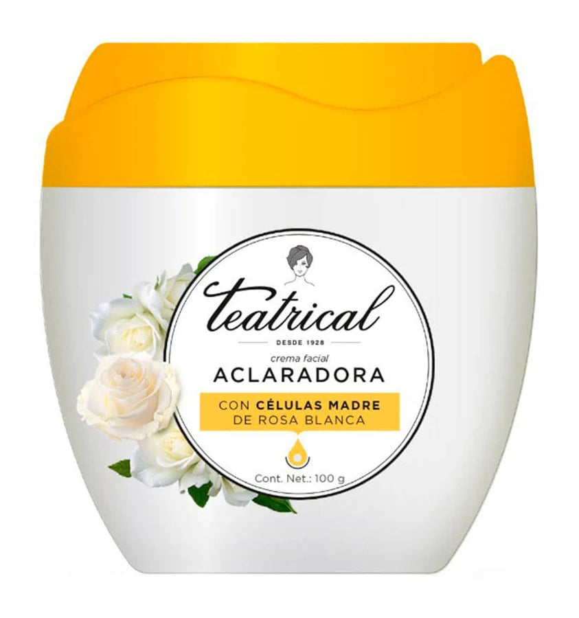 CREMA  FACIAL TEATRICAL ACLARADORA 100G
