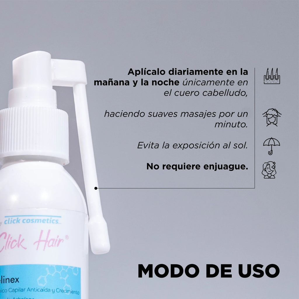 TONICO CAPILAR PELINEX 120ML CLICK HAIR
