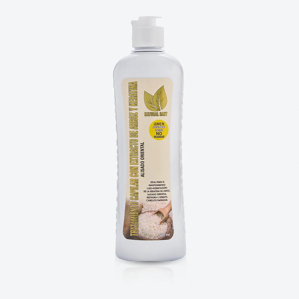 TRATAMIENTO CAPILAR  DE ARROZ Y KERATINA 500ML NATURAL SANT